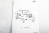 МАЗ-200 автоцистерна АЦ-8 - сборная модель 1:43