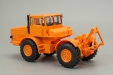 К-700 советский колёсный трактор общего назначения - оранжевый - №120 с журналом 1:43