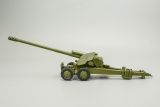 БАЗ-6306 «Вощина-1» артиллерийский балластный тягач (бронированная кабина) + 2А36 «Гиацинт-Б» 152мм пушка 1:43