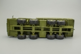 БАЗ-6306 «Вощина-1» артиллерийский балластный тягач (бронированная кабина) + 2А36 «Гиацинт-Б» 152мм пушка 1:43