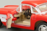 Chevrolet Corvette - 1957 - красный - без коробки 1:34