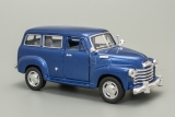 Chevrolet Suburban Carryall - 1950 - синий металлик - без коробки 1:36