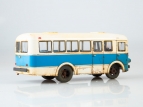 РАФ-251 малый городской автобус - синий/белый со следами эксплуатации 1:43