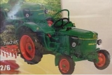 Deutz F2L 612/6 трактор колесный - зелный - №123 с журналом 1:43
