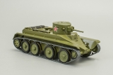БТ-2 - советский лёгкий колёсно-гусеничный танк - №25 с журналом 1:43