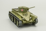 БТ-2 - советский лёгкий колёсно-гусеничный танк - №25 с журналом 1:43