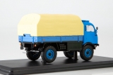 Tatra-805 бортовой с тентом - синий/бежевый 1:43