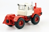 Т-150К трактор - красный/белый - №127 с журналом 1:43