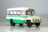 КАвЗ-685 советский автобус среднего класса - зеленый/белый 1:43