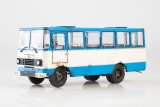 Прогресс-35 автобус - белый/голубой со следами эксплуатации 1:43