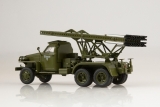 Studebaker US6 советская боевая машина реактивной артиллерии БМ-13 «Катюша» 1:43