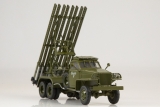 Studebaker US6 советская боевая машина реактивной артиллерии БМ-13 «Катюша» 1:43