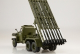 Studebaker US6 советская боевая машина реактивной артиллерии БМ-13 «Катюша» 1:43