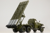 Studebaker US6 советская боевая машина реактивной артиллерии БМ-13 «Катюша» 1:43
