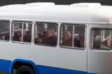 КАвЗ-3270 пригородный автобус - белый/синий 1:43