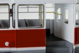 КТМ-5М3 (71-605) трамвай - красный/белый/серый 1:43
