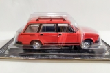 Lada Riva 1500 Estate (ВАЗ-2104) - красный - №276 с журналом 1:43