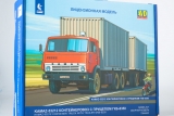 КАМАЗ-53212 контейнеровоз + ГКБ-8350 прицеп-контейнеровоз - сборная модель 1:43