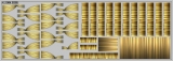 Набор декалей Шторки для Ikarus 259 - бежевые - 200х70 мм. 1:43