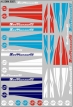 Набор декалей Надписи и полосы Sovtransavto на МАЗ - 100х140 мм. 1:43