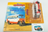 КАвЗ-3976 автобус среднего класса - №10 с журналом (+наклейка) 1:43