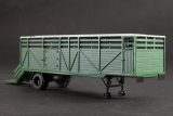 ЗиЛ-ММЗ-164АН седельный тягач + ОдАЗ-857Б полуприцеп-скотовоз - зеленый 1:43