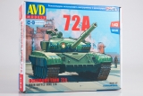 Т-72А советский средний и основной танк - сборная модель 1:43