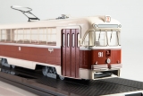 РВЗ-6М2 трамвай №2 - красный/бежевый 1:43