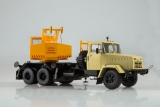 КрАЗ-250 автокран КС-4561 - песочный/желтый 1:43