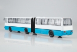 Ikarus-280 автобус городской сочлененый - белый/синий 1:43