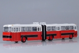 Ikarus-180 автобус городской сочлененый - красный/черный (Болгария) 1:43