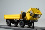 КАЗ-4540 самосвал с двухсторонней боковой разгрузкой - желтый 1:43