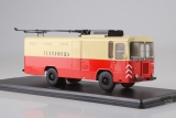 КТГ-1 грузовой троллейбус - красный/бежевый 1:43
