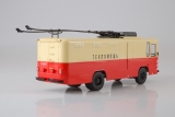 КТГ-1 грузовой троллейбус - красный/бежевый 1:43