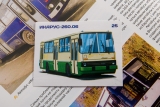 Ikarus 260.06 автобус - №25 с журналом (+наклейка) 1:43