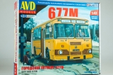 Ликинский автобус-677М городской автобус - сборная модель 1:43