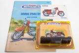 Jawa 250 Typ 353 мотоцикл - №13 с журналом (+открытка) 1:24