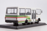 ЛАЗ-А073 автобус малого класса - белый с полосами 1:43