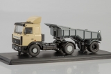 МАЗ-5432 седельный тягач + МАЗ-5232В самосвальный полуприцеп - песочный/серый 1:43