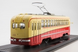 МТВ-82 трамвай №18 - красный/желтый 1:43