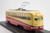 МТВ-82 трамвай №18 - красный/желтый 1:43