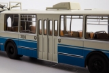 ЗиУ-10 (ЗиУ-683) сочлененный троллейбус - маршрут №3 г. Рязань - синий/белый 1:43
