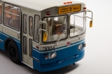 ЗиУ-10 (ЗиУ-683) сочлененный троллейбус - маршрут №3 г. Рязань - синий/белый 1:43