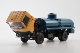 МАЗ-5337 (ранняя кабина) автоцистерна для светлых нефтепродуктов АЦ-9 - оранжевый/синий 1:43