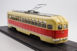 МТВ-82 трамвай №34 - красный/желтый 1:43