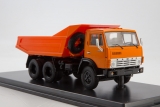КАМАЗ-5511 самосвал (горизонтальные ребра жесткости) - оранжевый 1:43