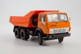КАМАЗ-5511 самосвал (горизонтальные ребра жесткости) - оранжевый 1:43