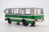 ПАЗ-3205 автобус пригородный - зеленый/белый 1:43