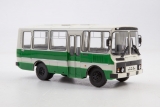 ПАЗ-3205 автобус пригородный - зеленый/белый 1:43