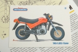 ТМЗ-5.952 «Тула» мотоцикл повышенной проходимости - №17 с журналом (+открытка) 1:24